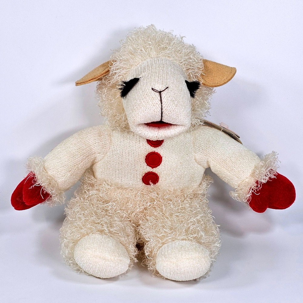 Aurora Shari Lewis Lamb Chop Talking Plush 12 Inch 9 Phrases Red Mittens NWT